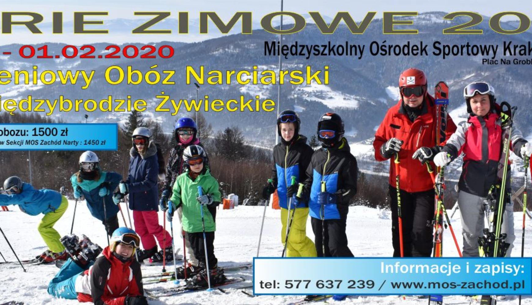 Obóz Narciarski Ferie 2020 – Międzybrodzie Żywieckie 25.01-01.02.2020