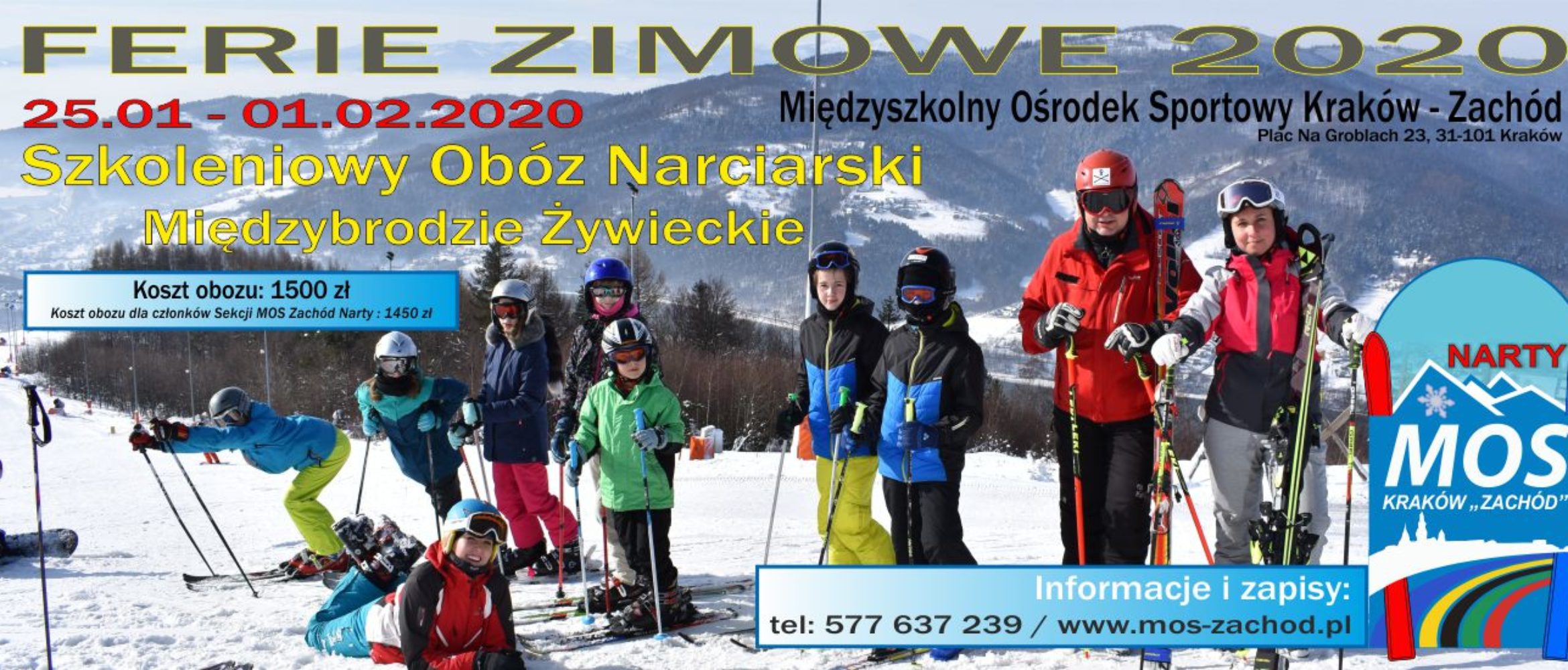 Obóz Narciarski Ferie 2020 – Międzybrodzie Żywieckie 25.01-01.02.2020